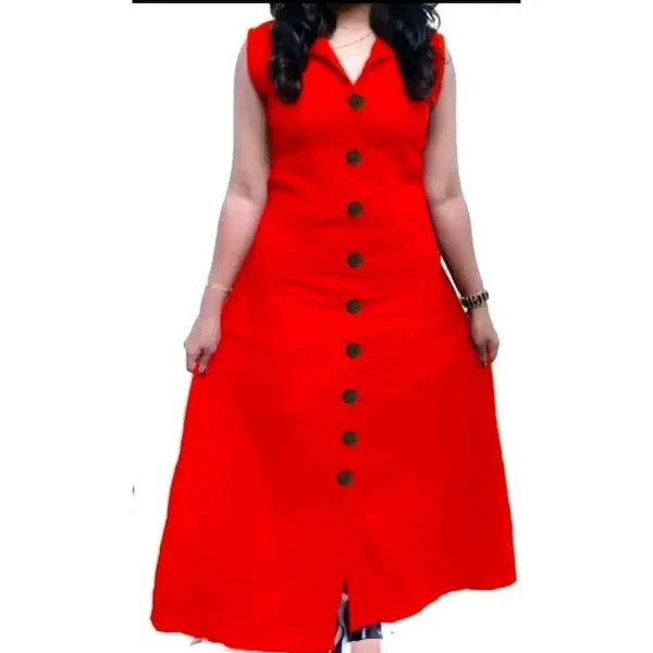 Women's Line Long Dress - Image 5