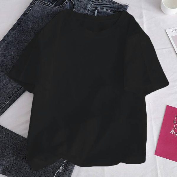 Plain Baggy T-shirt Ladies - Image 9