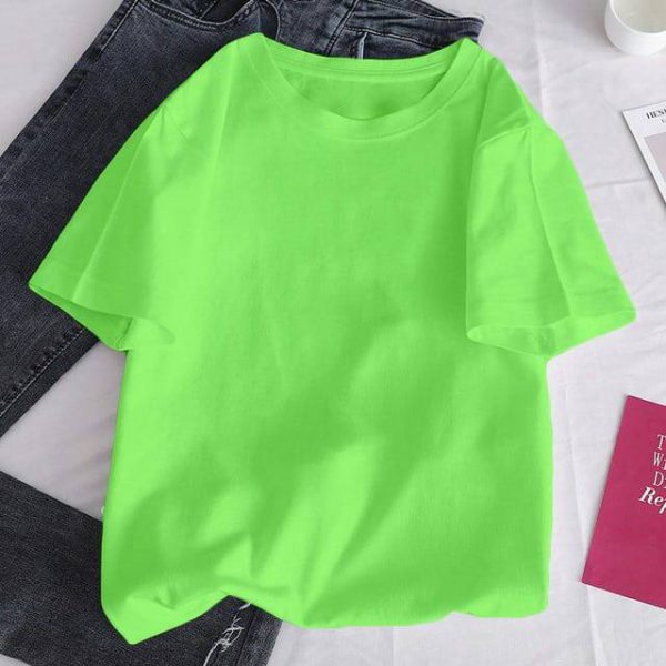 Plain Baggy T-shirt Ladies - Image 7