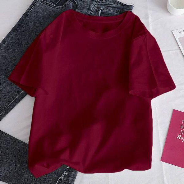 Plain Baggy T-shirt Ladies - Image 6