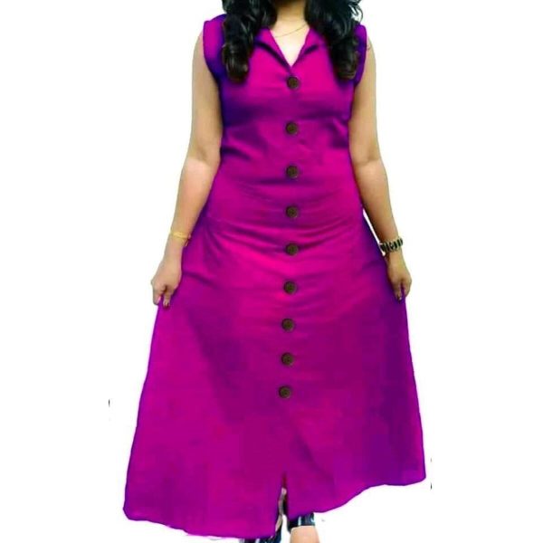 Women's Line Long Dress - Image 2