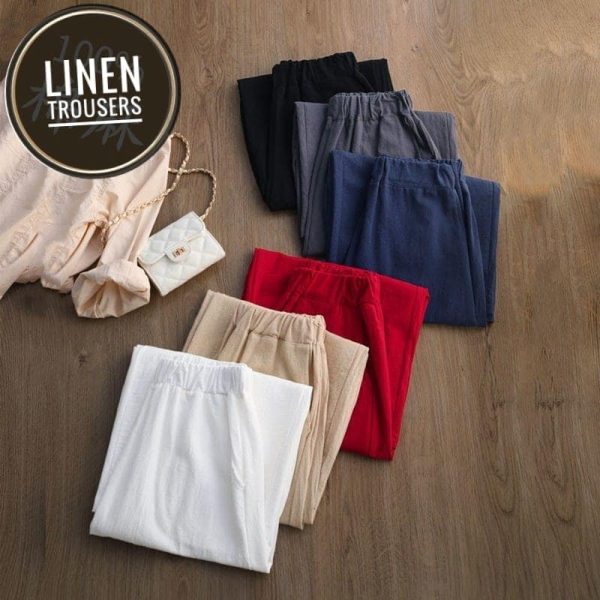 Ladies Linen Pants - Image 9