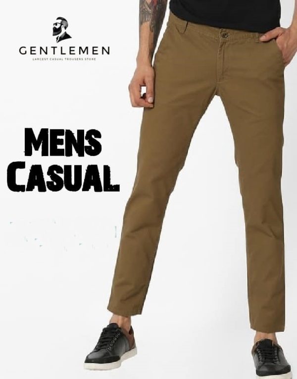 Mens Casual Twill Jeans
