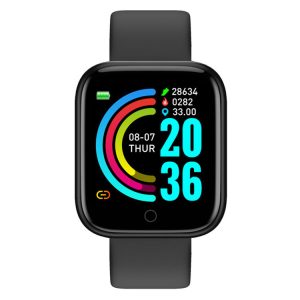 Smart Watch Mens Women Sports Waterproof Y68 Blood Pressure IP67