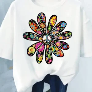 Women Casual T-shirts Printed