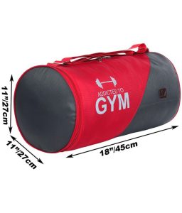 Leather World Red Nylon Duffle SDL687403353 3 e9b69