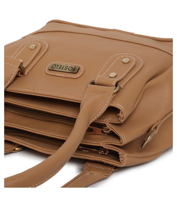 Fostelo - Beige Shoulder Bag - Image 4