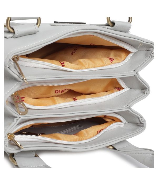 Fostelo - Grey Shoulder Bag - Image 8