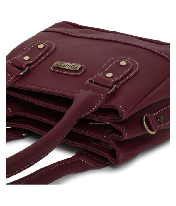 Fostelo - Maroon Shoulder Bag - Image 4
