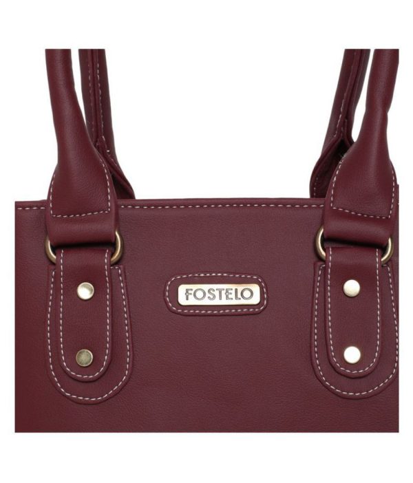Fostelo - Maroon Shoulder Bag - Image 5