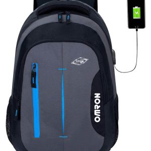 OMRON BAGS Black Polyester Backpack