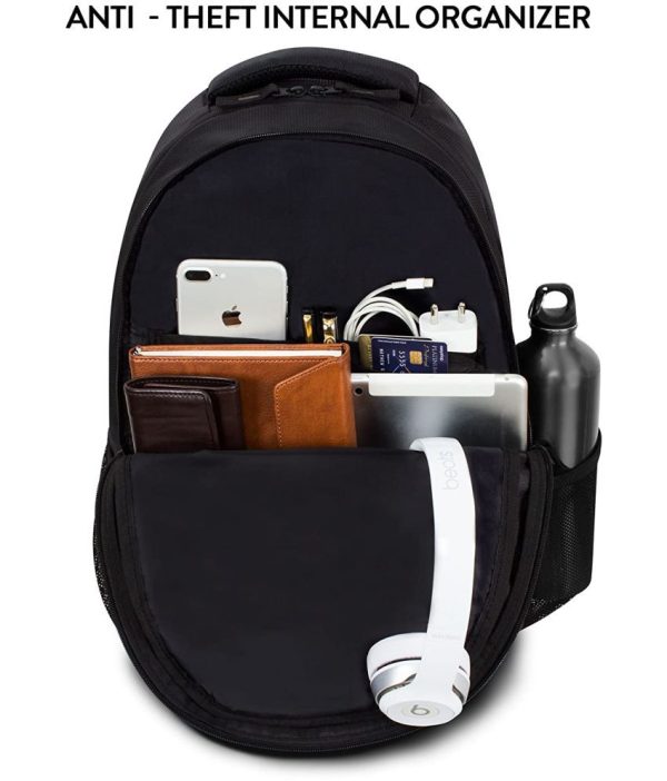 OMRON BAGS Black Polyester Backpack - Image 6