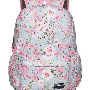 Grey-Polyester Bagpack