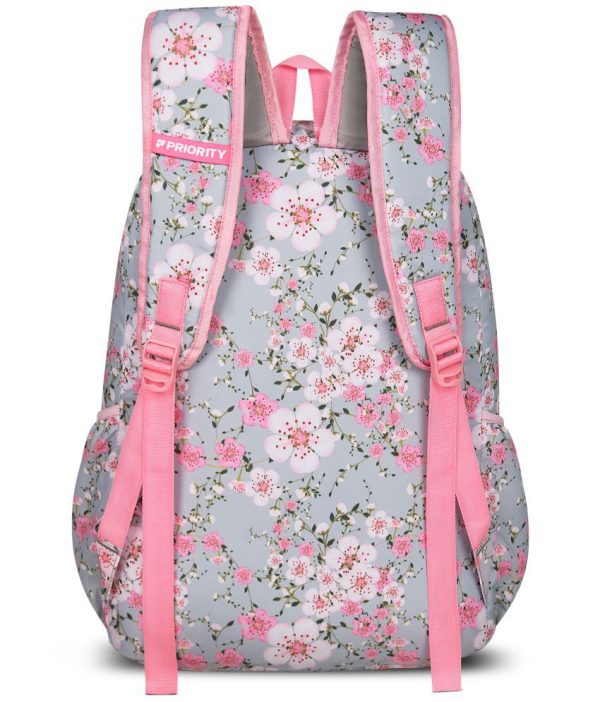 Grey-Polyester Bagpack - Image 3