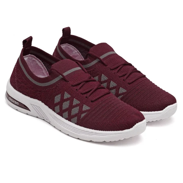 Maroon Women's Sneakers - Image 2