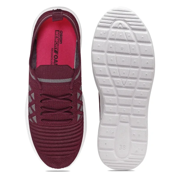 Maroon Women's Sneakers - Image 5