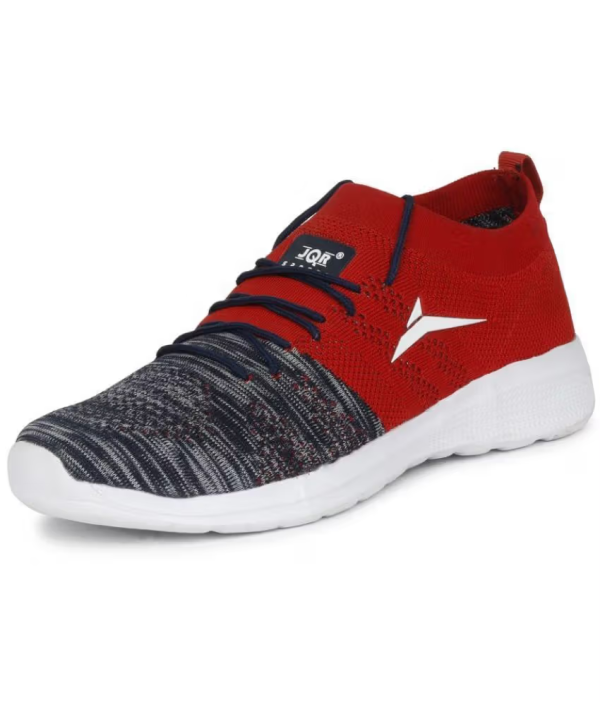 JQR Red Men's Sport Running Shoe - Image 3