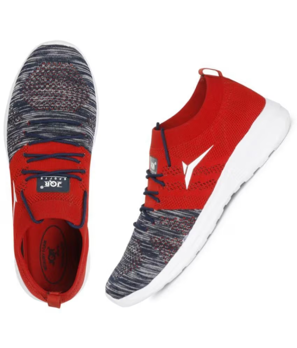 JQR Red Men's Sport Running Shoe