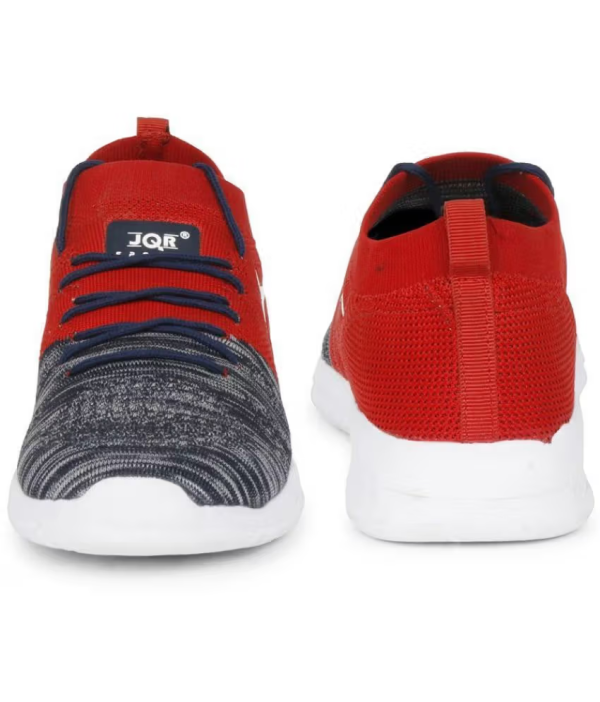 JQR Red Men's Sport Running Shoe - Image 2