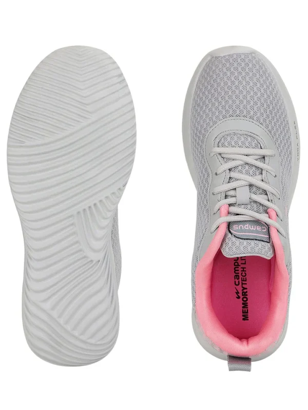 LISA N Grey Women's Casual Shoe - Image 4