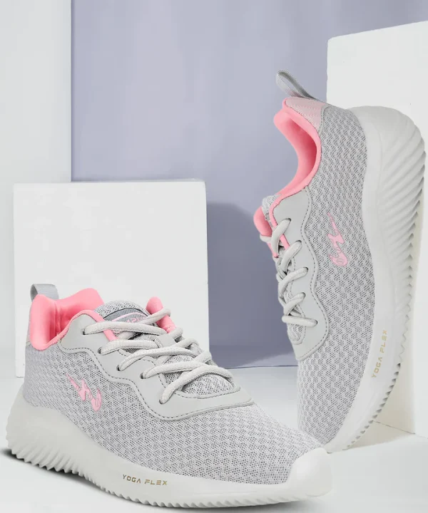 LISA N Grey Women's Casual Shoe - Image 5