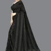 Sherine Black Satin Saree Without SDL579781767 2 6c705